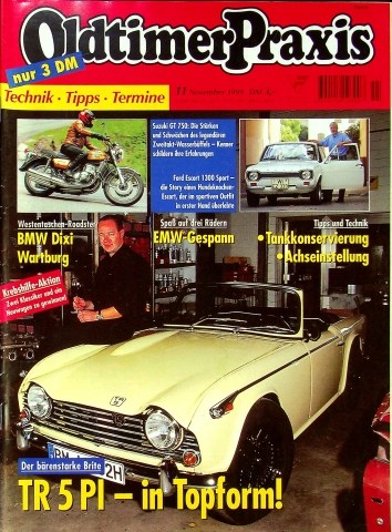Deckblatt Oldtimer Praxis (11/1999)